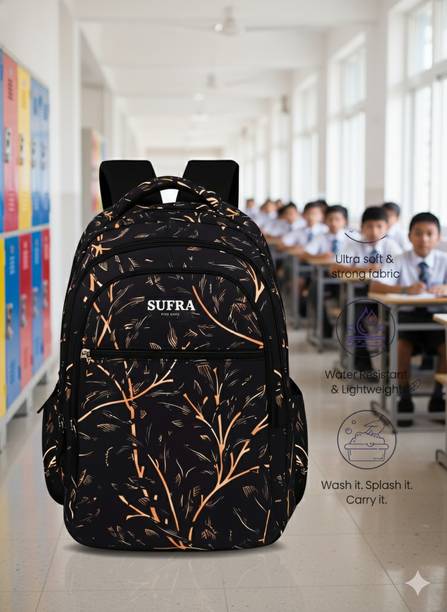 SUFRA School Backpack Water Resistant Office, College & Travel Bag for Men & Women 29 L Backpack