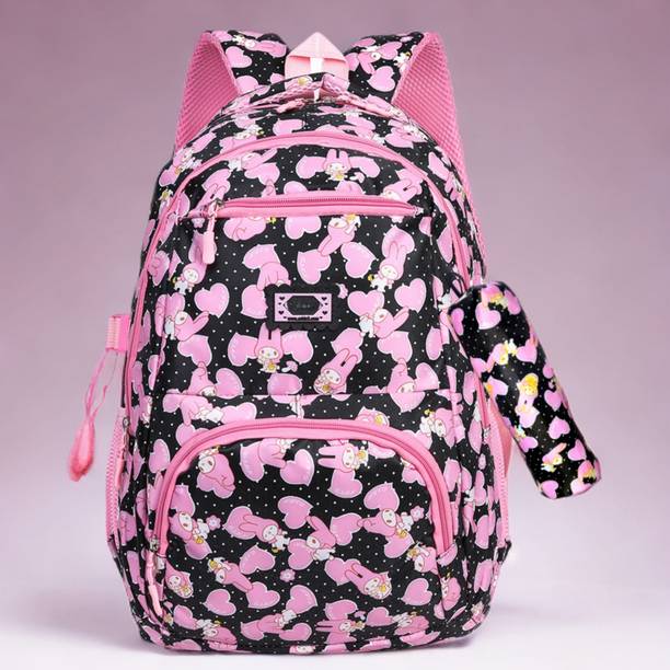 AM Creation 35L Trendy Water Resistant Laptop Backpack Bag with Pouch for Girls & Women 35 L Laptop Backpack