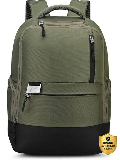 Small 20 L Laptop Backpack Nero 15 Inch Anti-Theft Laptop Compatible | 3 Compartments | Trolley Sleeve