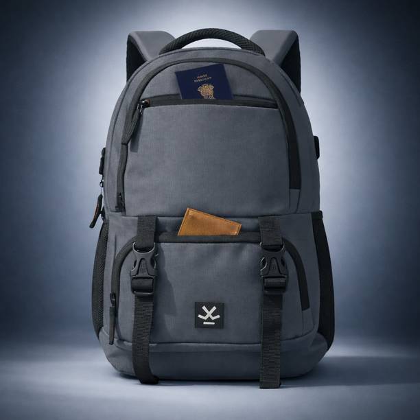 Large 40 L Laptop Backpack Wrong-Grey-02