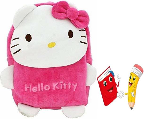 Bluemoon Soft Material School Bag For Kids Plush Backpack Cartoon Toy School Bag 10 L Backpack