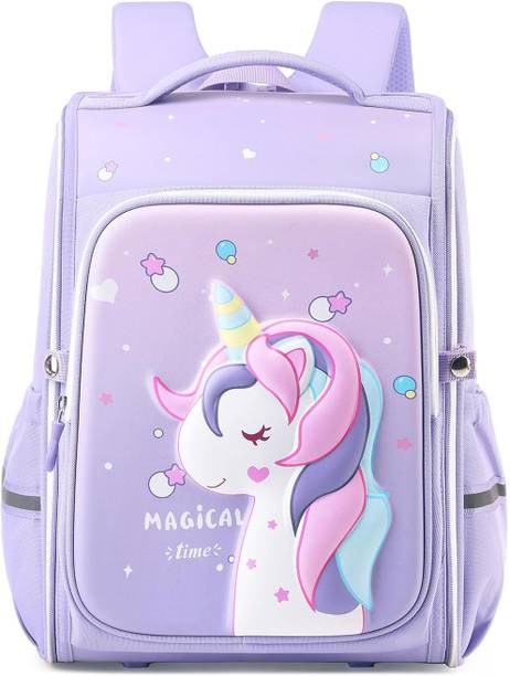 Styzere Unicorn Backpack for 7-12 Years Kids Stylish Durable Water-Resistant Backpack 26 L Backpack