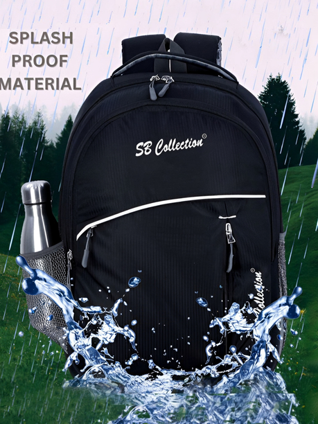 SBCOLLECTION Stylish 5 Zipper Compartment for Daily Use Tough Quality, Splash and Dust Proof 32 L Laptop Backpack