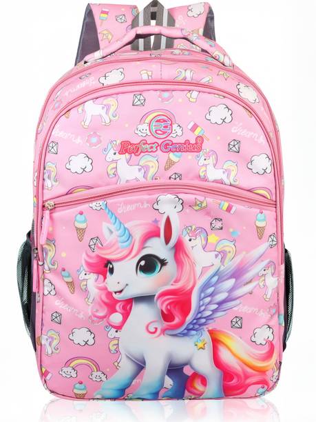 PERFECT GENIUS FunBuddy School Bag – Lightweight, Durable & Stylish Backpack for Kids (3-9 Yrs) 24 L Backpack