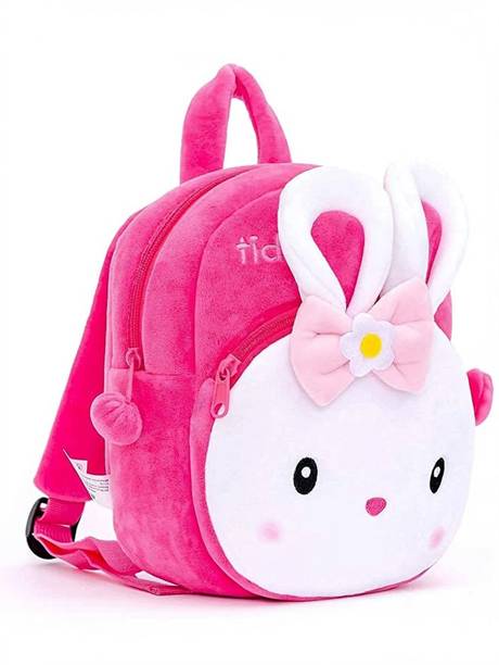 Hamza Store School Bag Soft Plush Backpacks Baby Years 2 to 6 Baby/Boys/Girls Nursery SE-19 12 L Backpack