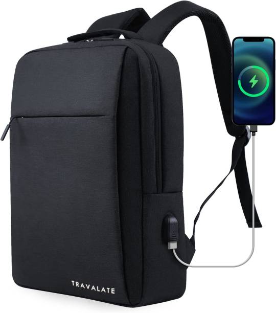 Travalate with USB Charging Port for, Office, Collage for men & women 24 L Laptop Backpack