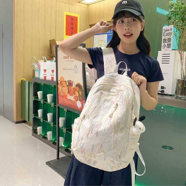 Tinytot SB251_04 Japanese Style Korean Unisex School College Casual Laptop Backpack Bag 30 L बैकपैक