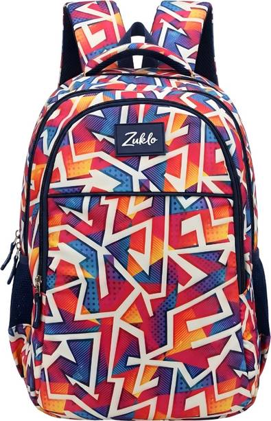ZUKLO SCHOOL BAG FOR BOYS AND GIRLS PINK COLOR FOR 34 L 34 L Backpack
