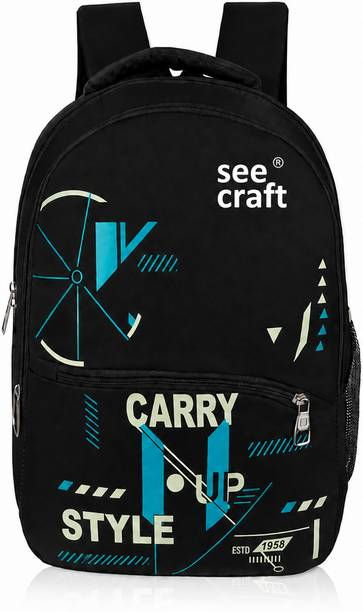 SEE-CRAFT 35L Graphic print backpack for Boy's 35 L Laptop Backpack