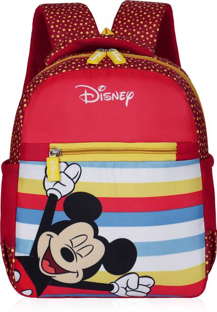 Priority 12 inch Truffle 001 Micky Mouse Printed Red 20 L Backpack