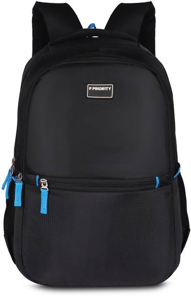 Priority 19 Inch Glorious 001 Solid College Black 36 L Backpack