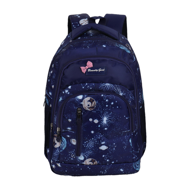 BEAUTY GIRLS Polyester DESIGNER FLOWER PRINT School 30 L Backpack