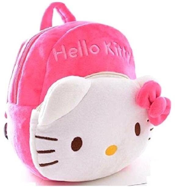 Aveek Bag Hello Kitty School Backpack Cartoons Fabric Soft Toy 10 L Backpack