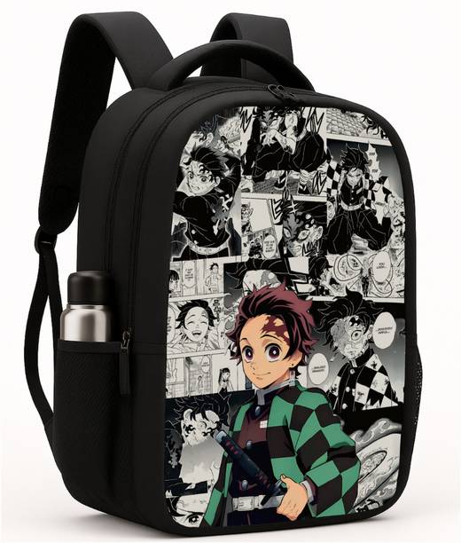Bagbros Demon Slayer Tanjiro Backpack | Waterproof Anime School, College Backpack 35L 35 L Backpack