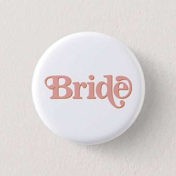 craft maniacs Bride and Groom Badge