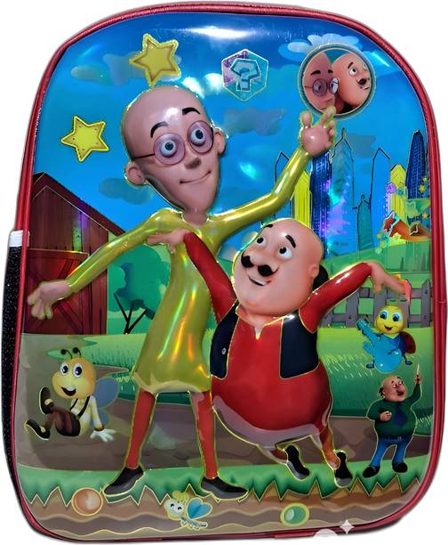 BHAGAT JI TRADER Motu Patlu Waterproof School Bag
