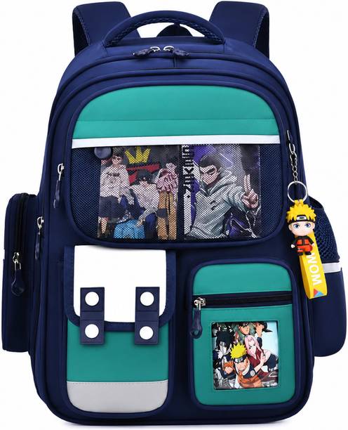 MyneeMoe Brainy Bundle Elite Kids Backpack Durable & Spacious School Bag (Age 5-10Y) Waterproof School Bag