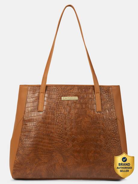 Vani Satchel Large Tan Bag for Women Shoulder Bag