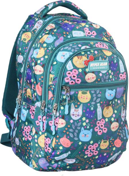 Hyper Adam School Bags for Girls College Backpack Coaching Bag Tuition Bag Waterproof School Bag