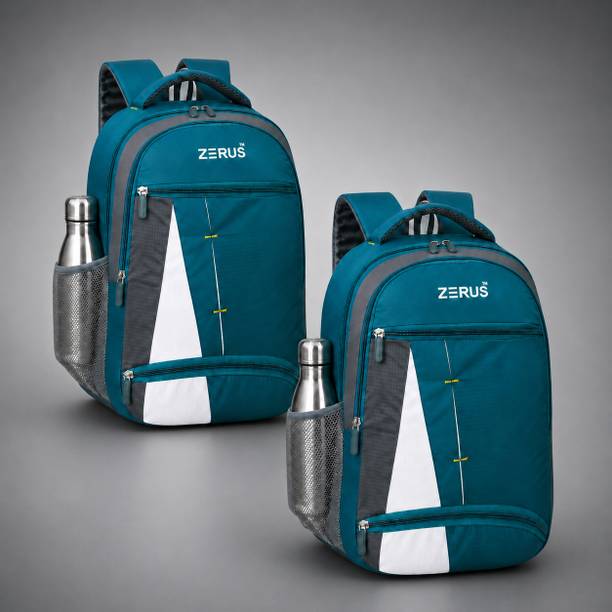 ZERUS Stylish Unisex Backpack Combo Pack of 2 for Office College Travel Everyday Use Waterproof Backpack