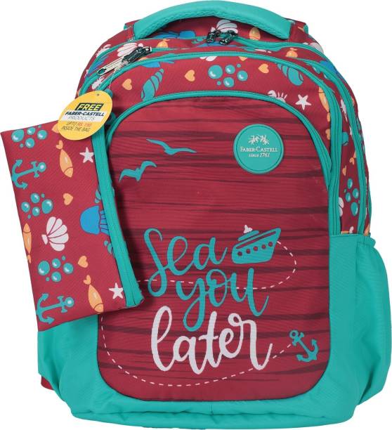 FABER-CASTELL Sea You Later (9 years+) Waterproof School Bag