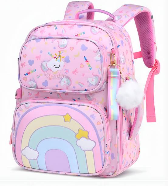Adoere school bag for girls Cute princess design backpack 20L Waterproof Backpack