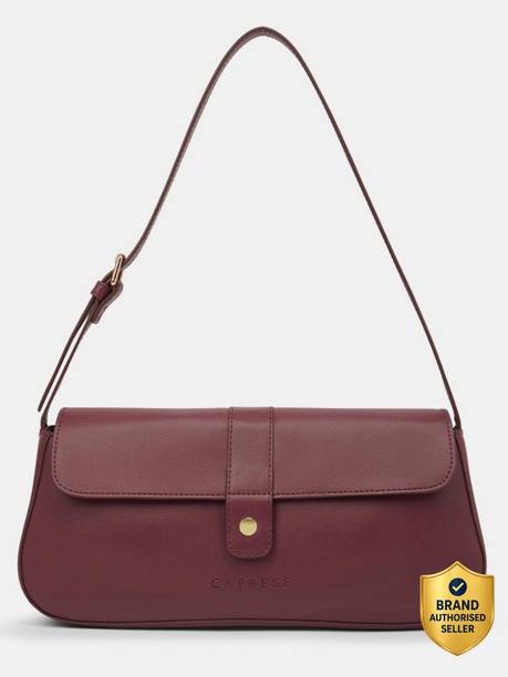Siri Baguette Medium Cherry Red Handbag for Women Shoulder Bag Shoulder Bag