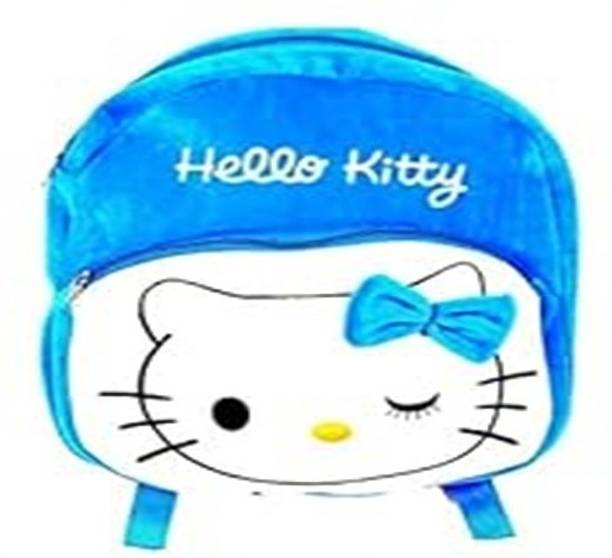 ARV Kids Hello Kitty Cartoon Soft Plush 10L School Backpacks Boys Girls (2-5 Years) School Bag