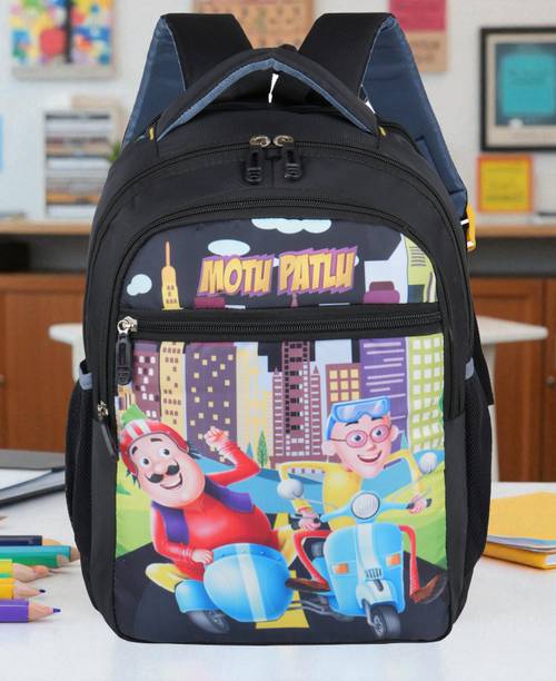 SJ Enterprises Cartoon School Bag for Kids Backpack Ideal for Nursery & Primary Students Bag Waterproof School Bag