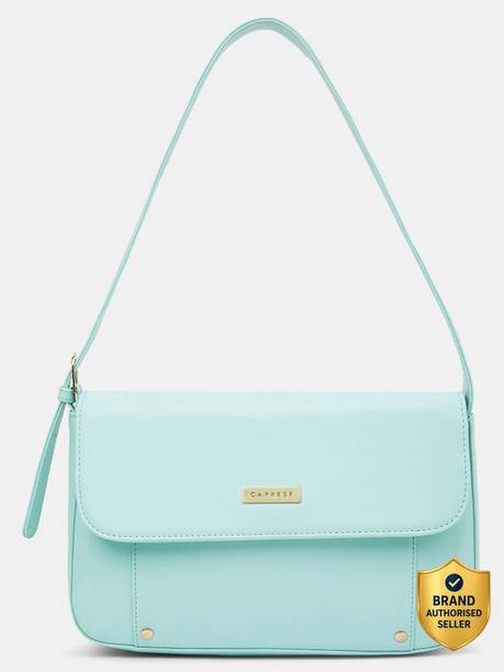 Clover Baguette Large Powder Blue Handbag for Women Shoulder Bag Shoulder Bag