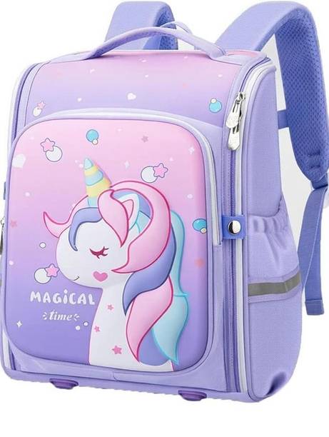 DIOXIT Laptop Unicorn Backpack for Kids Girls Stylish Durable Water-Resistant Backpack Waterproof School Bag