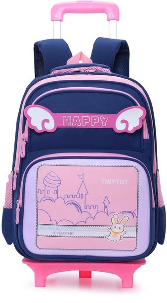 Tinytot SB239_02T School Backpack for Kids Boys Girls Nursery Onward with Trolley Waterproof School Bag