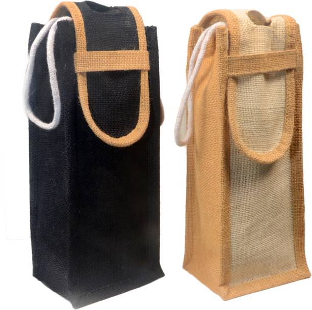 GoBamboos White & Black Bottle Bag Waterproof Multipurpose Bag