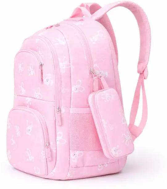 ZaynHush Girls Printed Backpack Bag Perfect for College & Schools Waterproof School Bag