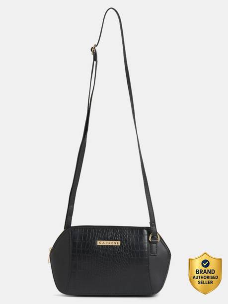 York Sling Small Black Bag for Women Sling Bag