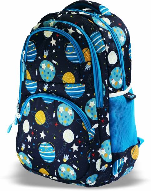 AYZON Premium Quality Printed Soft touch Lightweight Designer Kids School backpack Waterproof School Bag