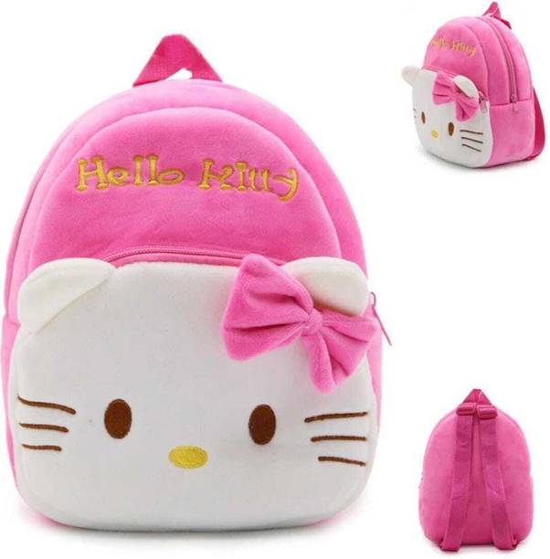 MAREHRA ENTERPRISES Kids Sof Kitty Mini School Unisex Bag for Baby Girl & Boy 1-5 Years School Bag