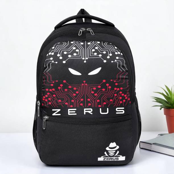 ZERUS Laptop Backpack for School College & Travel Trendy Unisex Bag for Boys Girls Waterproof Backpack