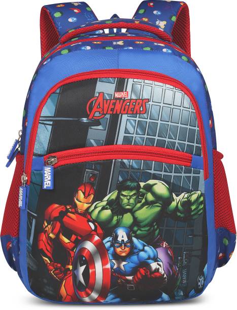 Priority 14 Inch Marvel Avengers Printed School Bag