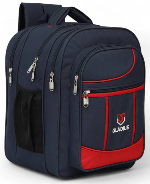 GLADIUS Stylish Navy Blue School Bag for Boys & Girls of Class 5th - 10th Waterproof School Bag
