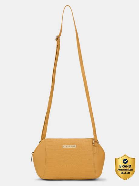 York Sling Small Ochre Bag for Women Sling Bag