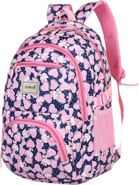 ZERUS Stylish Girls School Bag Lightweight Durable for Office College Travel Waterproof Backpack