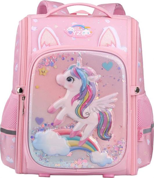 ELIOS Unicorn School Lightweight for Girls Waterproof Backpack