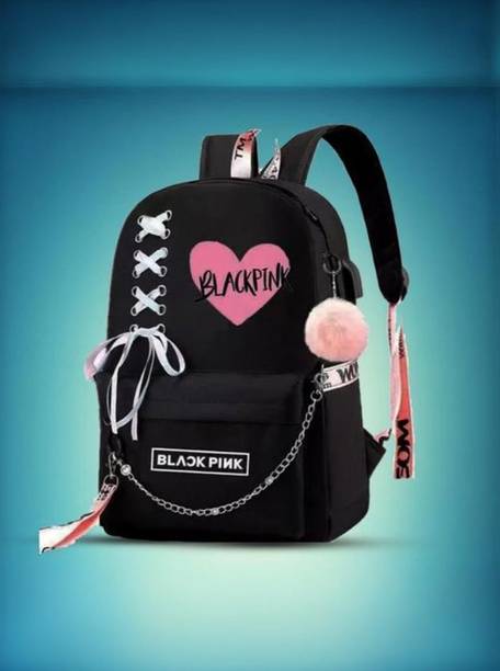 Creative prod Stylish & Durable Bags | Premium Casual Backpacks with Heart and Chain Design Waterproof Backpack