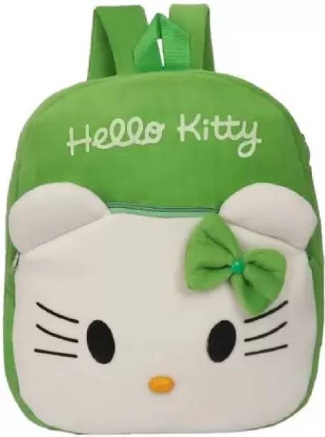 Bharmoria Hello Kitty School Bag Soft Plush Backpacks Cartoon School Bag