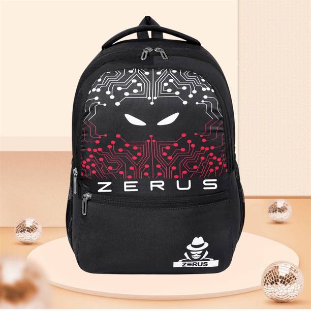ZERUS Hacker Theme Circuit Print Laptop Backpack for School College and Travel Waterproof Backpack