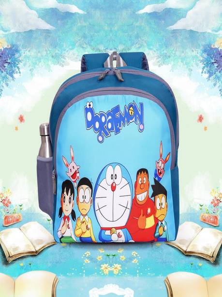 Myron 26 L kids doraemon 16X12 for nursery/LKG/UKG lightweight for boys & girls Waterproof School Bag