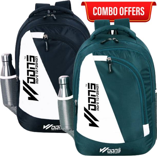 Woons combo 2set Bag backpack/ office/Laptop Backpack For Girls & Boys Waterproof School Bag