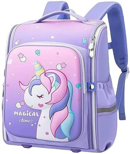 SPRSE Unicorn School Bag for Kid Girl Water-Resistant Backpack Birthday Gift Ages5-12 Waterproof School Bag