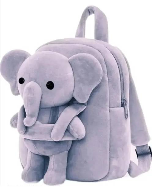 Vrinda Purple Elephant Fancy Attractive Kids Bags & Backpacks School Bag